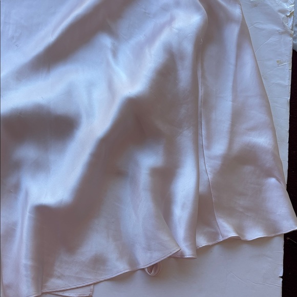 Vintage Y2K Princess Slip Dress Long Maxi Gown Blush Pink Renaissance Girly 90 L - Picture 14 of 17